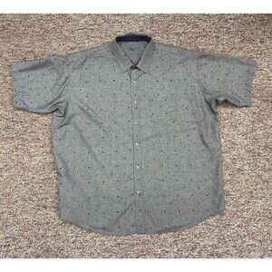 Planet B Men’s 2XL Button up Dress Shirt Short sleeve Button Down collared top